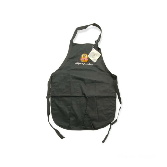 Server Black Angus Apron Full Embroidered With Logo 21” X 28" NEW Dad Gift - Picture 1 of 9